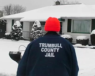 Jail Inmates Clear Snow