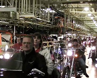 UAW GM Motorcycle Show