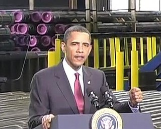 Obama at V&M Star