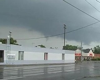 Storm cloud over Cornersburg