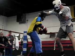 Pavlik sparring session