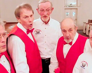 Barbershoppers Sing Valentines Greetings