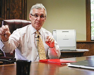 Jim Tressel,Acting YSU President