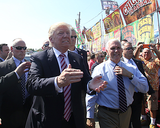 Trump visits the Canfield Fair
