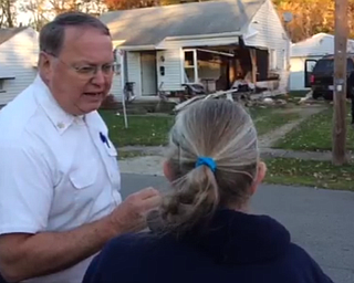 SUV hits home in Warren