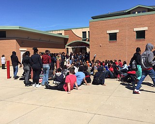Peaceful protests at Chaney