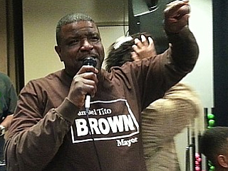 Tito Brown discusses primary win