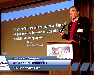 Dr. Ronald Dwinnells Speaks at Good Morning Youngstown